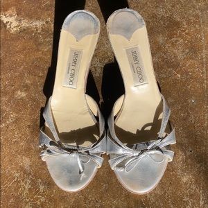2000’s Silver Jimmy Choo Kitten Heals